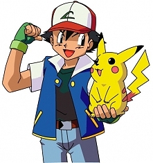 Ash and pikachu ^^