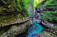 Vintgar Gorge, Slovenia.