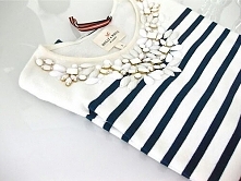 Bluzka w paski + ciekawa bi...