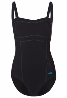 adidas Performance - Adidas Performance I SW 1 PC Kostium kąpielowy czarny