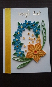 Kartka świąteczna -metodą quilling