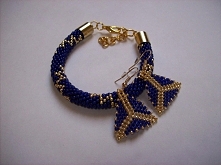 Komplet bransoletka + kolcz...