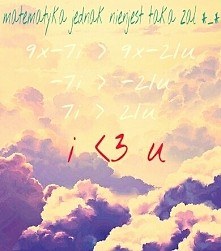 ...i nagle polubiłam matema...