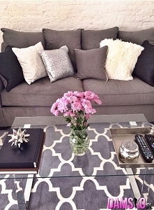 Śliczny wystrój salonu