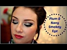 Plum & Navy Smokey Eye
