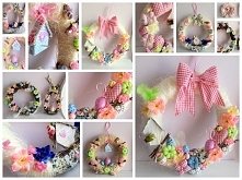 Wielkanocne oraz wiosenne wianki :) Wykonane ręcznie, zachwyć na te święta swoją rodzinę! Zapraszamy na naszą stronę na facebooku Dekoracje Wrzosik Zielona Góra ;)