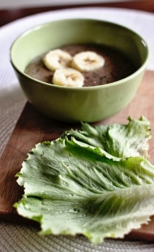 zielony pudding owsiany!