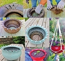 Wykorzystanie starej opony