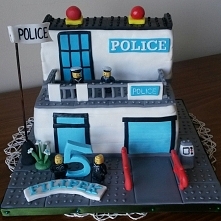 lego police cake