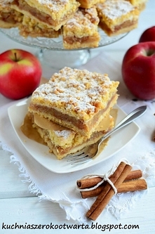 Szarlotka na kruchym cieście