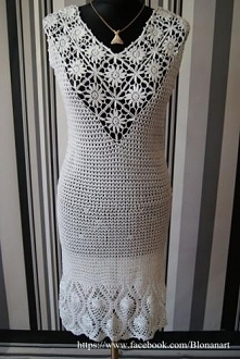 Biała sukienka mini robiona szydełkiem, koronkowa, rozmiar S