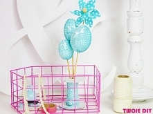 Jajo w cekinach - tutorial na blogu twojediy.pl