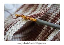 Szydełkowy ścieg na chodnik...