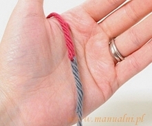 Jak połączyć końce włóczki ...