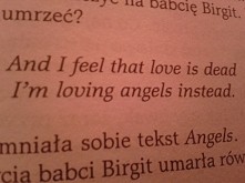 "Anioły stąd odeszły &...