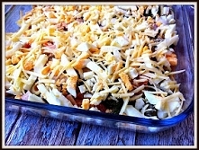 zapiekanka z kurczakiem, sz...