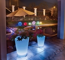 Podświetlane donice