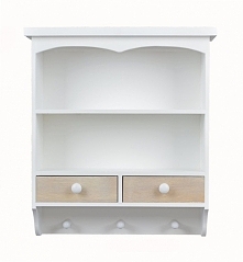 Regał wiszący z szufladkami...