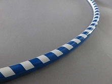 biało-błękitna kratka