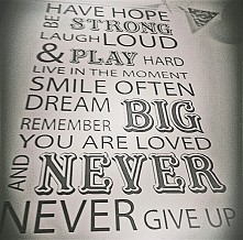 Motywacja na ściane ^^