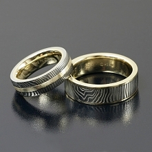 piękne obrączki ze stali da...