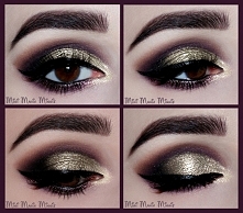 old gold in a purple ash- elegancke wieczorowe smoky eye z purburą i starym złotem Zapraszam do odwiedzania bloga minimaniaminnie.blogspot.com, facebook-Mini Mania Minnie, Insta...