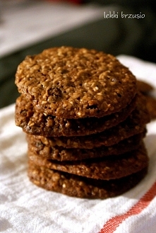 Ciastka owsiane czekoladowe