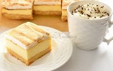 Składniki:
1 margaryna ( u mnie zawsze palma)
3 żółtka
3/4 szklanki cukru
1 cukier waniliowy
3 szklanki mąki pszennej
1 1/2 łyżeczki proszku do pieczenia

Masa serowa:
1 kg sera...