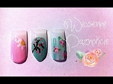 PIĘKNE ZDOBIENIA PAZNOKCI N...