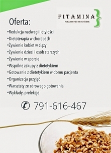 Zapraszam na konsultacje :)