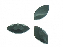 Koraliki Akryl Kaboszon Łza Czarny