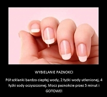 Wybielanie paznokci :)