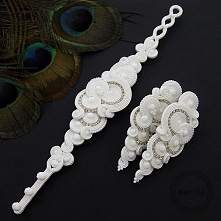 Denire white soutache