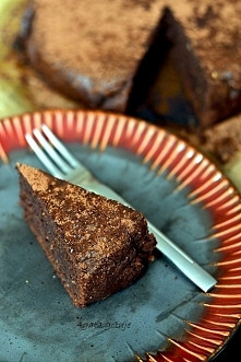 Ciasto czekoladowe


"Klasyka w czystej postaci. Godna polecenia i skuteczna jako chandrołamacz (gorzka czekolada w połączeniu z całkiem sporą ilością migdałów)."

Prz...