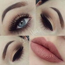 makeup eyes lips