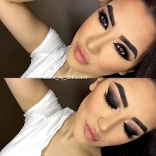 oczy mocne ale fajne, brwi fe