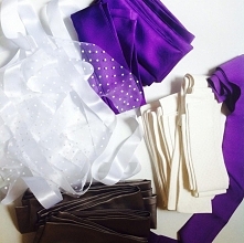 taśmy z jedwabiu do wiązania - ręcznie wykonane dla naszych klientów