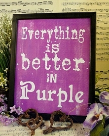 Everything is better in purple
