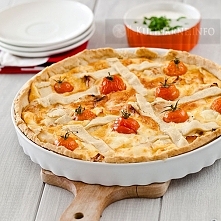 Tarta z pomidorkami koktajlowymi