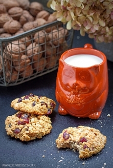 Jabłkowe ciasteczka owsiane