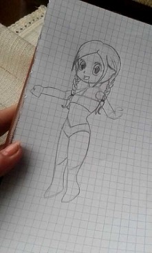 wróciłam do rysowania :) 
będzie coś ze mnie ? :)