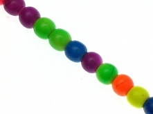 Kamień Turkus Kula Mix Kolorów Fluorescencyjny