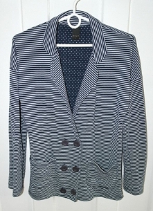 sprzedam marynarke w paski rozmiar xs s