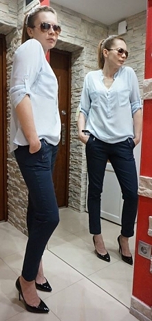 Spodnie cygaretki 75 zł
Bluzka 55 zł
Jeśli Wam się podoba zapraszamy :* Piszcie celem omówienia szczegółów zakupu ;)