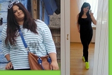 Moja metamorfoza.
54 kg różnicy po lewej lenistwo-po prawej charakter.
Zapraszam na moją stronę na facebooku  Q zdrowiu