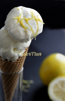 lody cytrynowe bez jajek