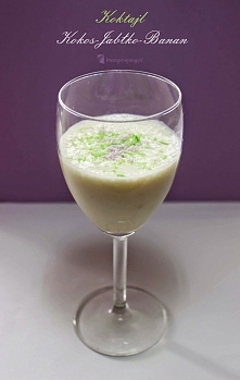 Kreatywne Piny; przepis na Koktajl Kokos-Jabłko-Banan