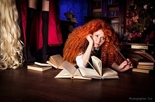 Merida i Roszpunka w natłoku nauki.