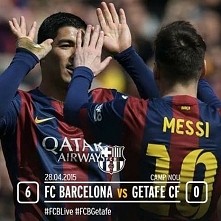 6:0 w meczu FCB vs. GCF... Bramki: 2x Leo, 2x Suarez, Xavi, Neymar ! VeB <3