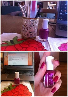 na dzisiaj klasyczne paznokietki malowane lakierem essie 